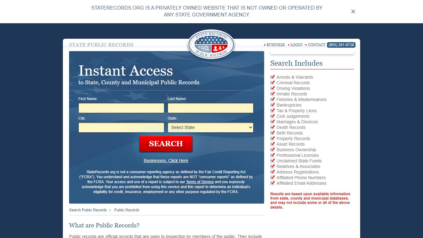 Public Records | StateRecords.org
